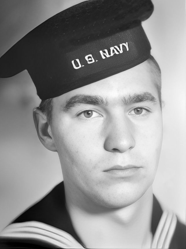 Click or Tap to Enlarge Leo Alfred Kergaard BEDSTED, F1-Fireman First Class